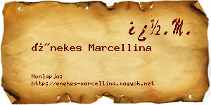 Énekes Marcellina névjegykártya